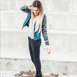 Camo Denim Jacket